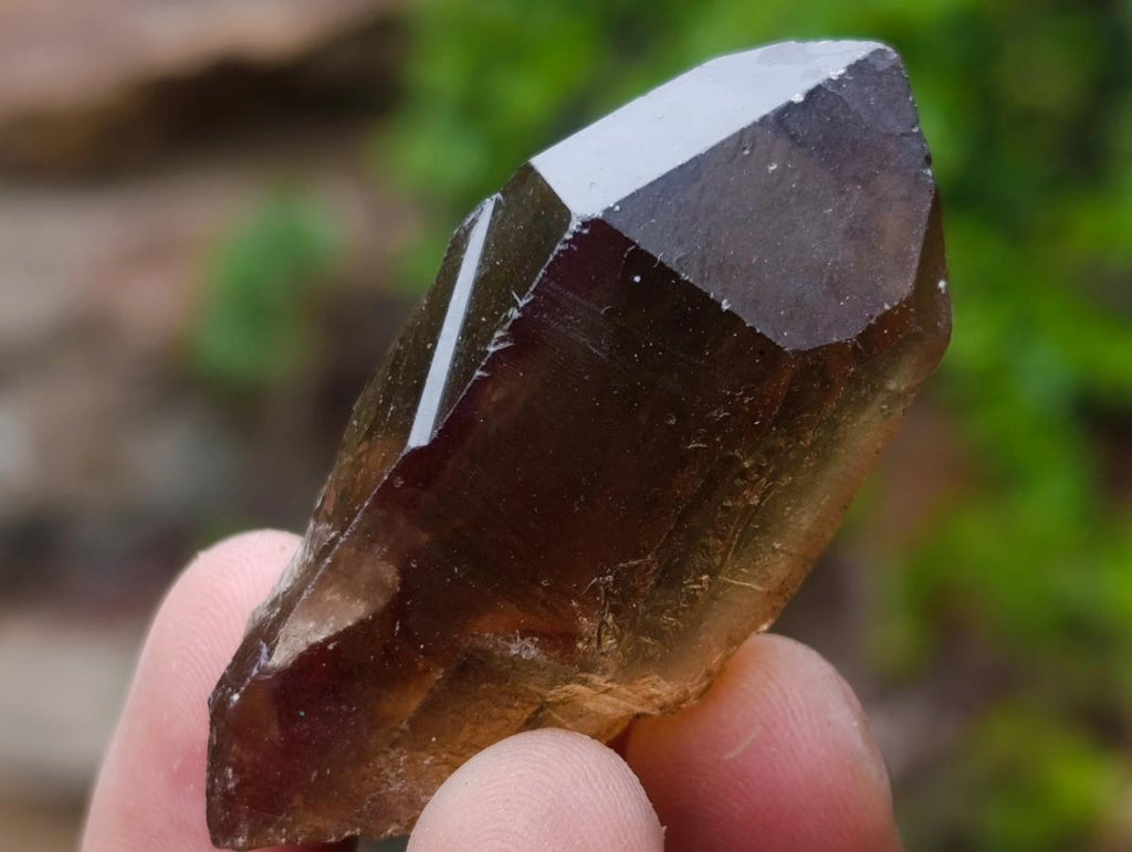 Natural Smokey Quartz Single Crystals x 70 From Zambia - Toprock Gemstones and Minerals 