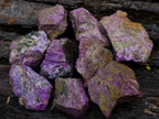 Natural Cobbed Stichtite Specimens x 24 From Barberton, South Africa - Toprock Gemstones and Minerals 