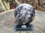 Polished Large Silver Leaf Lepidolite Sphere x 1 From Zimbabwe - Toprock Gemstones and Minerals 