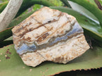 Polished and Natural Blue Lace Agate with Crazy Lace Slices x 4 From Namibia - Toprock Gemstones and Minerals 