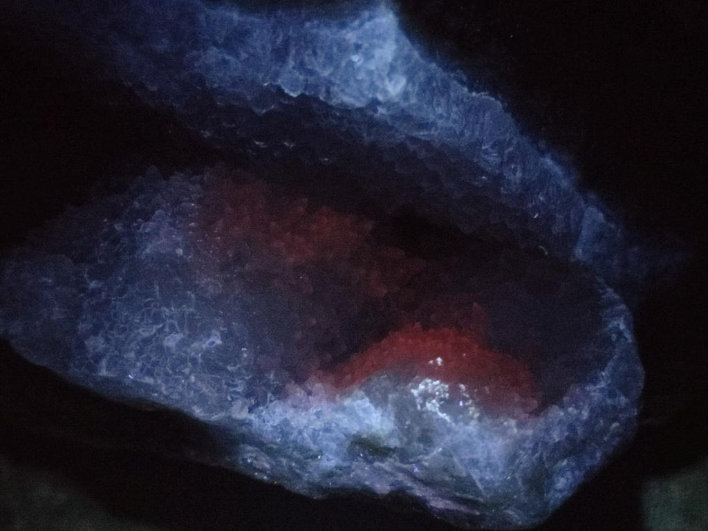 Natural XL Blue Lace Agate Geode Specimen x 1 From Nsanje, Malawi - Toprock Gemstones and Minerals 