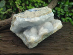 Natural XL Blue Lace Agate Geode Specimen x 1 From Nsanje, Malawi - Toprock Gemstones and Minerals 