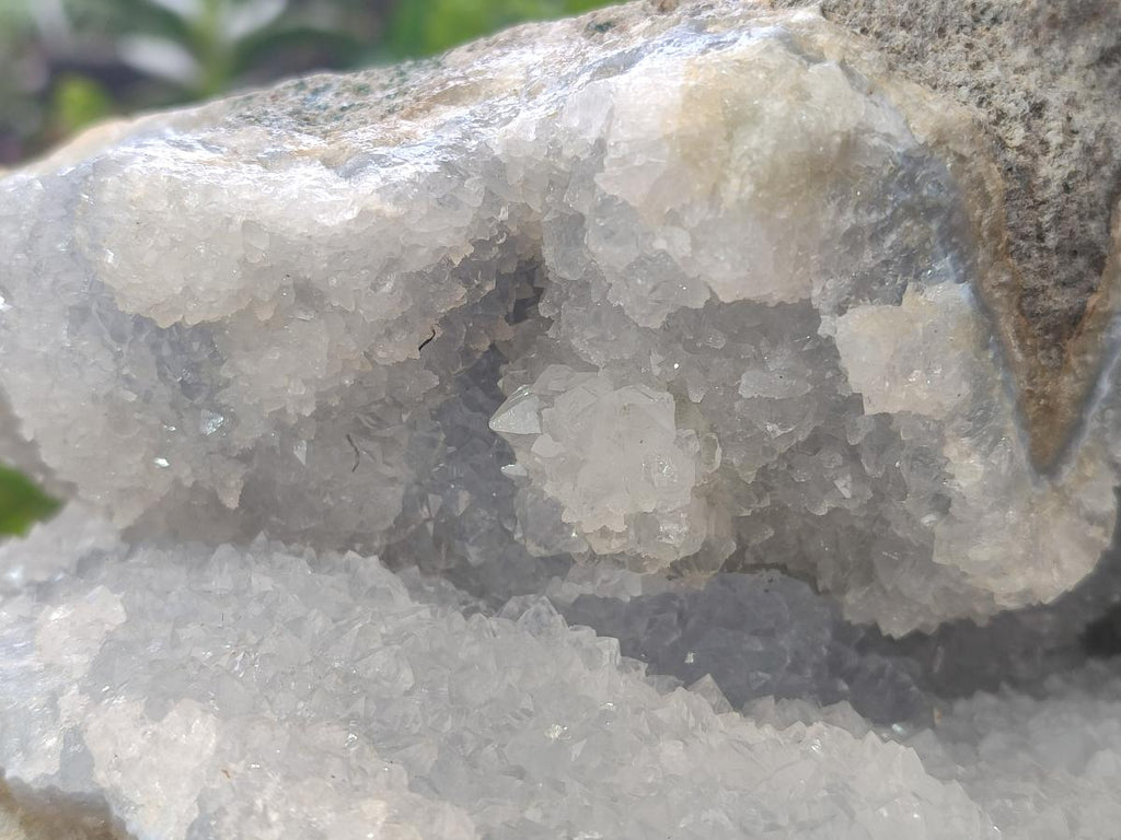 Natural XL Blue Lace Agate Geode Specimen x 1 From Nsanje, Malawi - Toprock Gemstones and Minerals 
