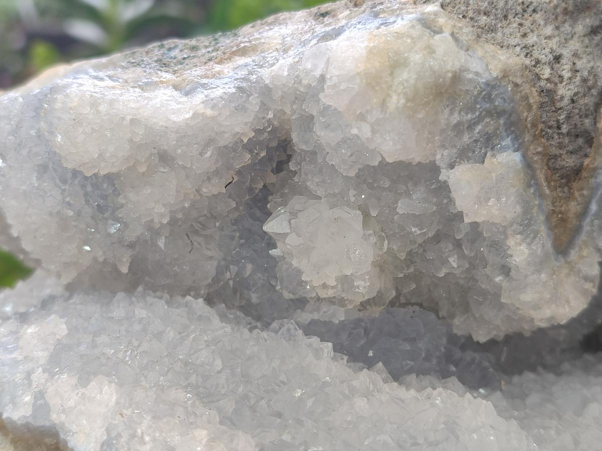Natural XL Blue Lace Agate Geode Specimen x 1 From Nsanje, Malawi - Toprock Gemstones and Minerals 