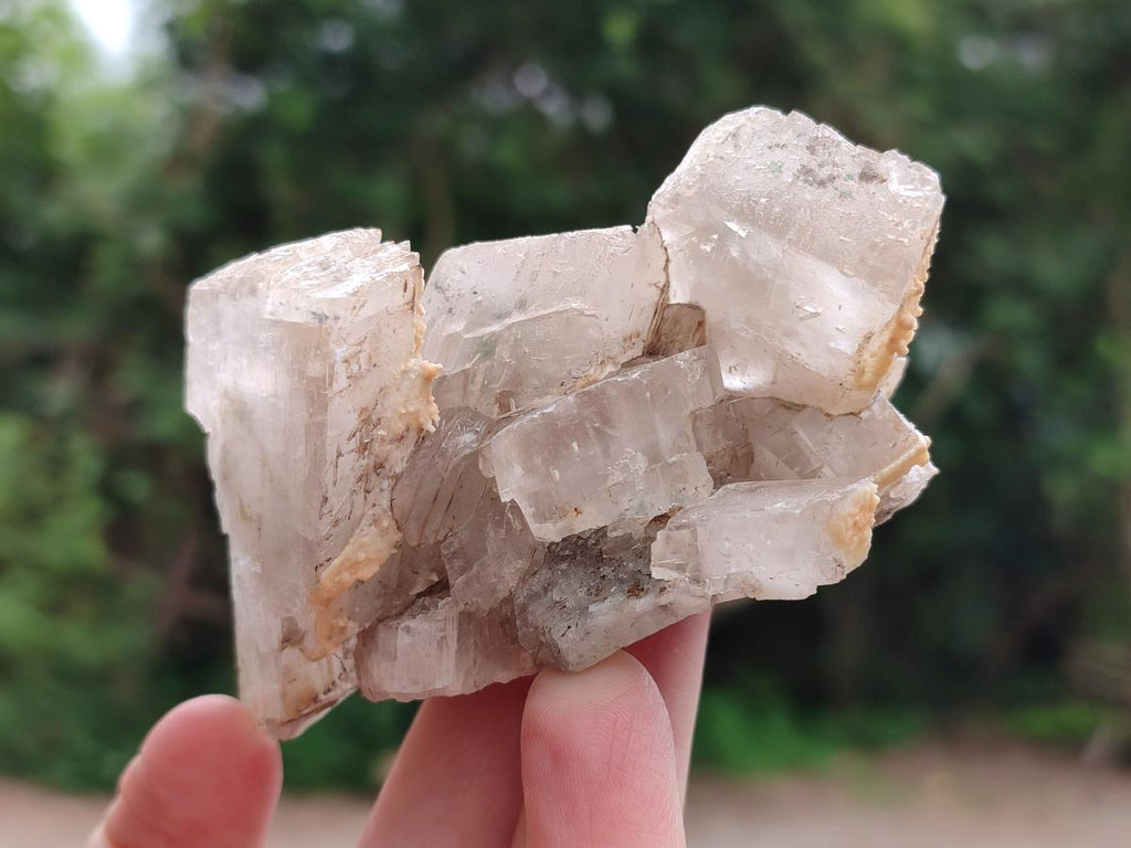 Natural Stacked Rhombohedral Calcite Specimens x 6 From Albert's Mountain, Lesotho - Toprock Gemstones and Minerals 