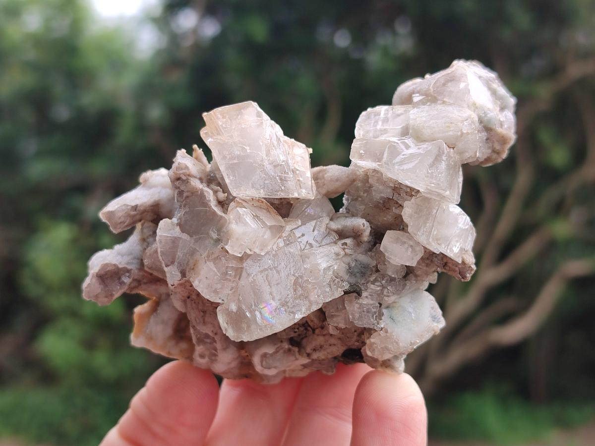 Natural Stacked Rhombohedral Calcite Specimens x 6 From Albert's Mountain, Lesotho - Toprock Gemstones and Minerals 