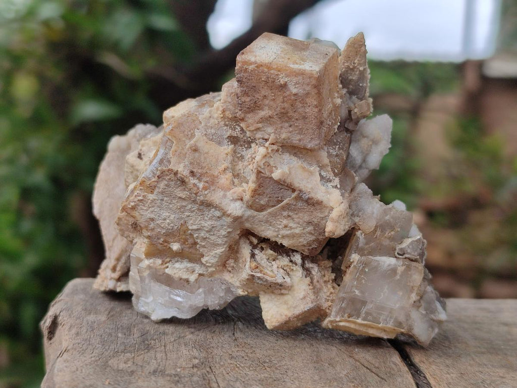 Natural Stacked Rhombohedral Calcite Specimens x 6 From Albert's Mountain, Lesotho - Toprock Gemstones and Minerals 