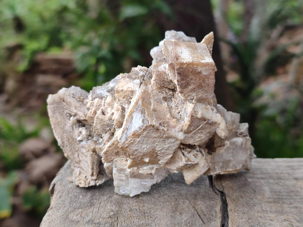 Natural Stacked Rhombohedral Calcite Specimens x 6 From Albert's Mountain, Lesotho - Toprock Gemstones and Minerals 