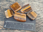 Polished Golden Tigers Eye Tumbled Slices x 2,05 Kg Lot From Prieska, South Africa - Toprock Gemstones and Minerals 