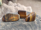 Polished Golden Tigers Eye Tumbled Slices x 2,05 Kg Lot From Prieska, South Africa - Toprock Gemstones and Minerals 