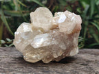 Natural Cascading Clear Champagne Citrine Quartz Clusters x 2 From Luena, Congo - Toprock Gemstones and Minerals 