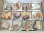 Natural Mix of Spirit Quartz Clusters x 12 From Boekenhouthoek, South Africa - Toprock Gemstones and Minerals 