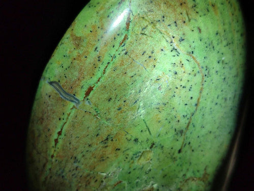 Polished Large Green Chrysoprase Standing Display Piece x 1 From Ambatondrazaka, Madagascar - Toprock Gemstones and Minerals 