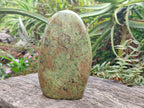 Polished Large Green Chrysoprase Standing Display Piece x 1 From Ambatondrazaka, Madagascar - Toprock Gemstones and Minerals 