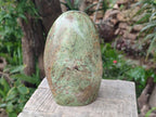 Polished Large Green Chrysoprase Standing Display Piece x 1 From Ambatondrazaka, Madagascar - Toprock Gemstones and Minerals 