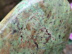 Polished Large Green Chrysoprase Standing Display Piece x 1 From Ambatondrazaka, Madagascar - Toprock Gemstones and Minerals 