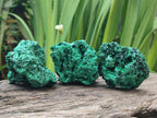 Natural Silky Malachite Specimens x 13 From Kasompe, Congo - Toprock Gemstones and Minerals 