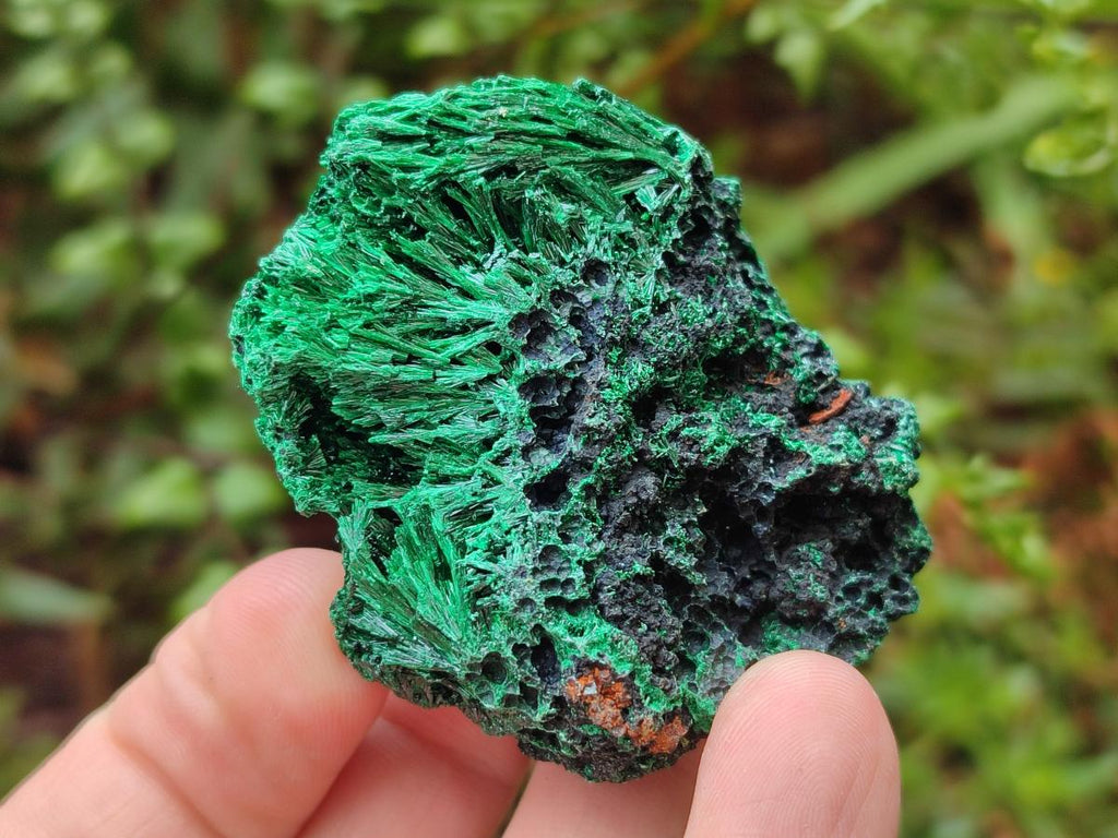 Natural Silky Malachite Specimens x 13 From Kasompe, Congo - Toprock Gemstones and Minerals 