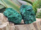 Natural Silky Malachite Specimens x 13 From Kasompe, Congo - Toprock Gemstones and Minerals 