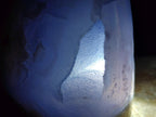 Polished and Natural Blue Lace Agate Standing Display Pieces x 6 From Nsanje, Malawi - Toprock Gemstones and Minerals 