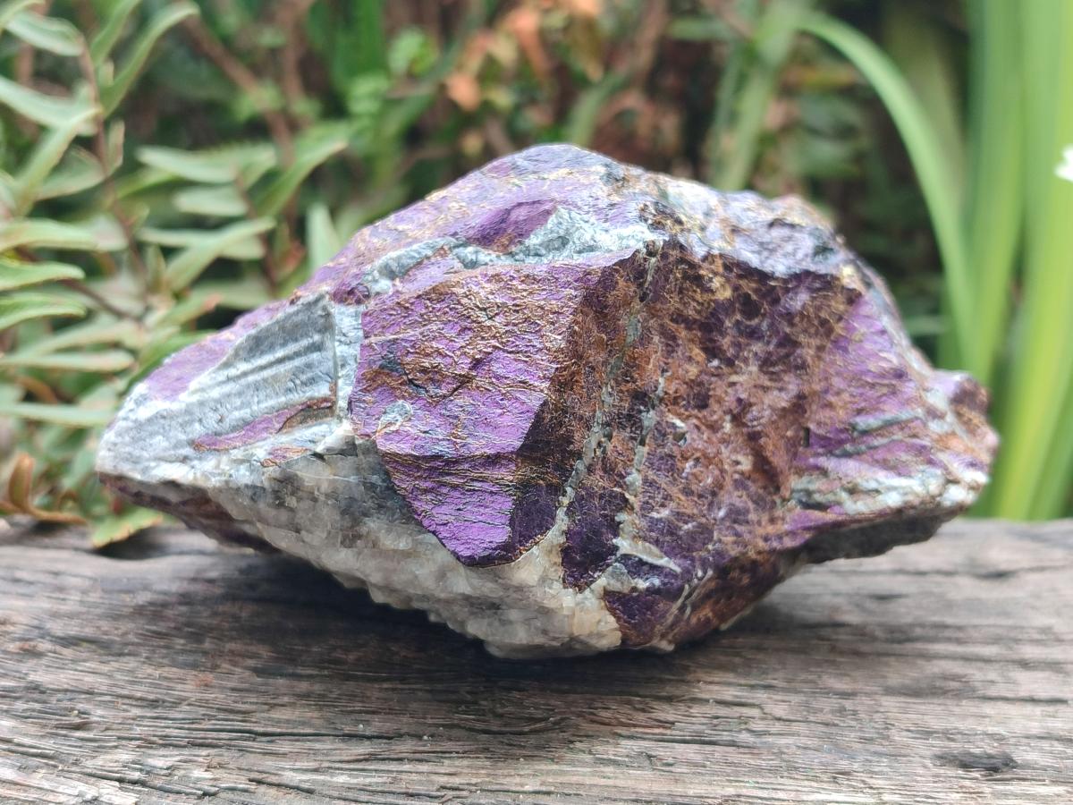 Natural Large Metallic Cobbed Purpurite Specimens x 2 From Erongo, Namibia - Toprock Gemstones and Minerals 