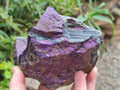 Natural Large Metallic Cobbed Purpurite Specimens x 2 From Erongo, Namibia - Toprock Gemstones and Minerals 