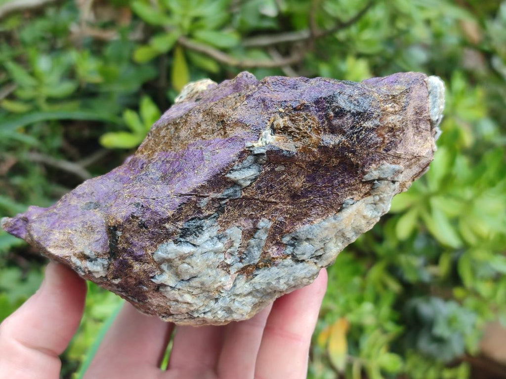 Natural Large Metallic Cobbed Purpurite Specimens x 2 From Erongo, Namibia - Toprock Gemstones and Minerals 