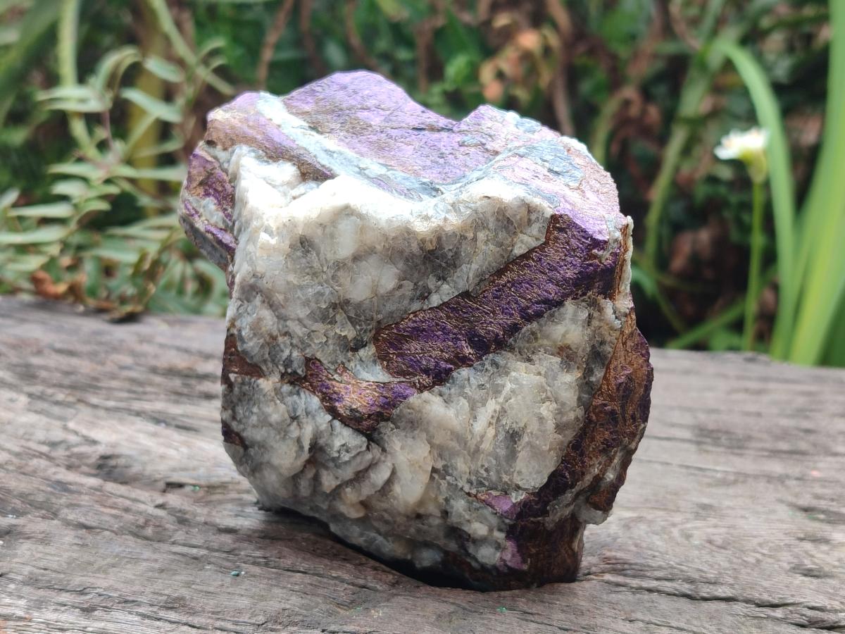 Natural Large Metallic Cobbed Purpurite Specimens x 2 From Erongo, Namibia - Toprock Gemstones and Minerals 