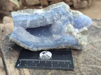 Natural Blue Lace Agate Specimens x 3 From Nsanje, Malawi - Toprock Gemstones and Minerals 
