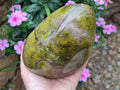 Polished Large Green Opal Standing Display Piece x 1 From Betroka, Madagascar - Toprock Gemstones and Minerals 