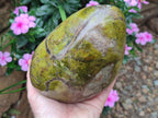 Polished Large Green Opal Standing Display Piece x 1 From Betroka, Madagascar - Toprock Gemstones and Minerals 
