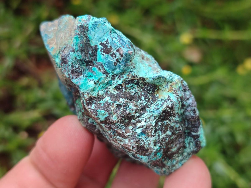 Natural Cobbed Shattuckite Specimens x 7 From Kaokoveld, Namibia - Toprock Gemstones and Minerals 