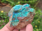 Natural Cobbed Shattuckite Specimens x 7 From Kaokoveld, Namibia - Toprock Gemstones and Minerals 