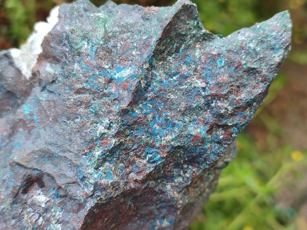 Natural Cobbed Shattuckite Specimens x 7 From Kaokoveld, Namibia - Toprock Gemstones and Minerals 