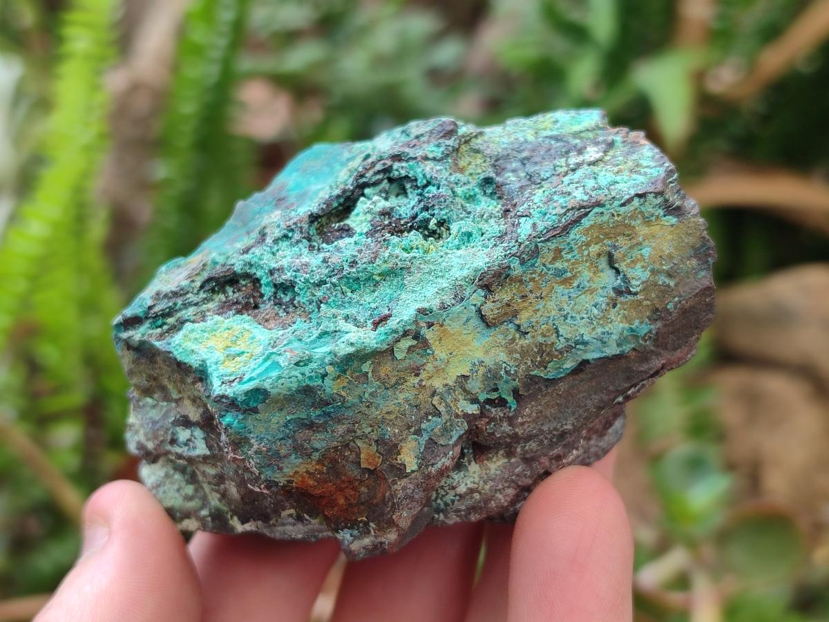 Natural Cobbed Shattuckite Specimens x 7 From Kaokoveld, Namibia - Toprock Gemstones and Minerals 