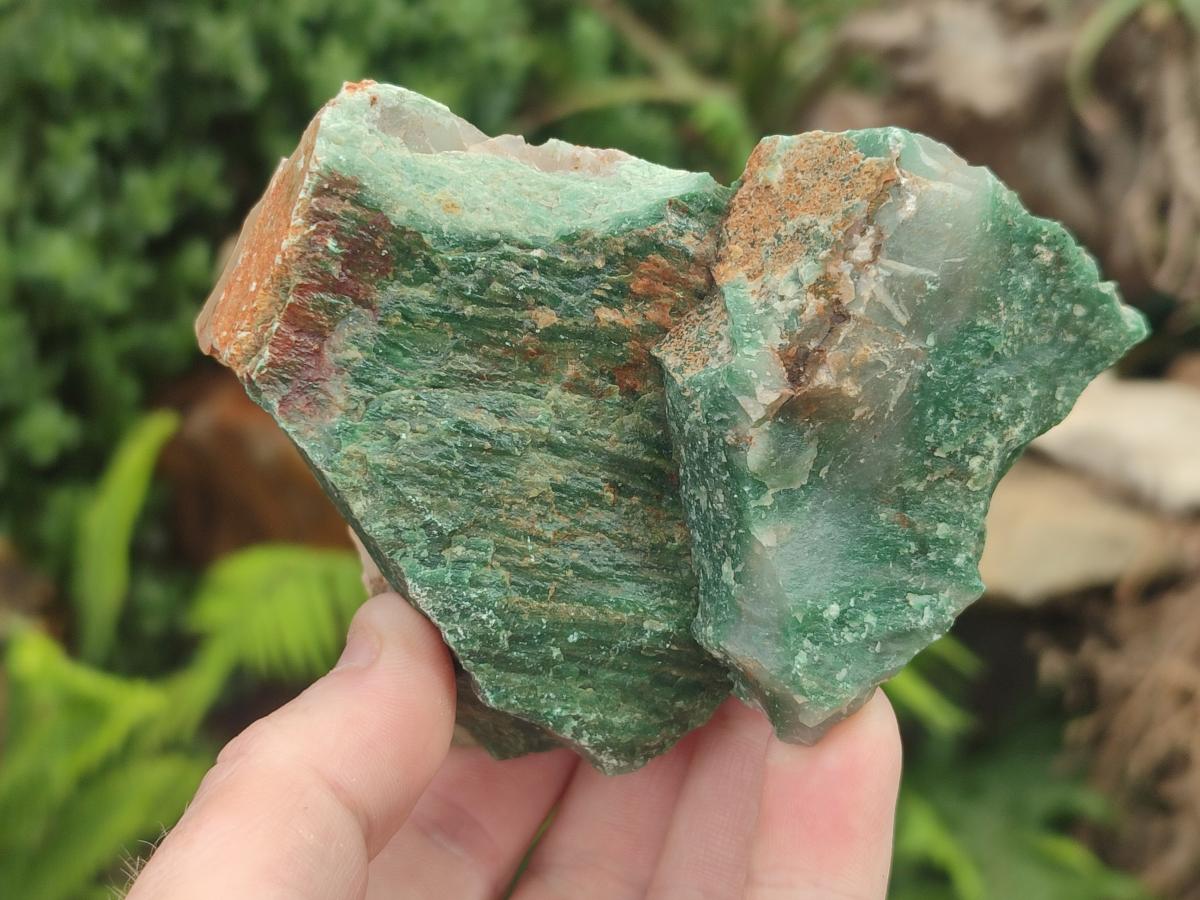 Natural Swazi Jade Cobbed Specimens x 12 From Swaziland