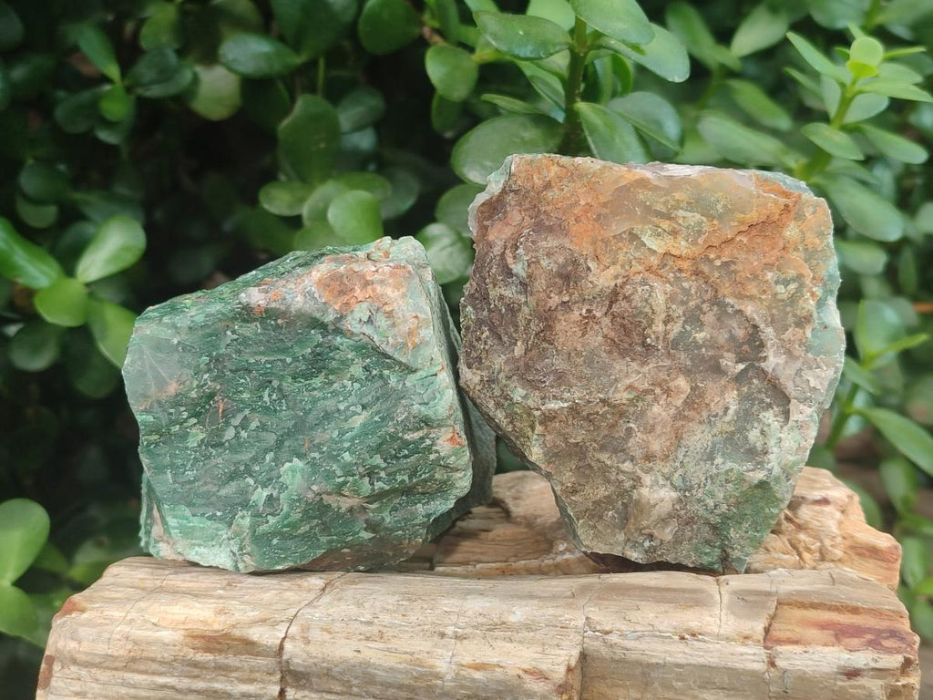 Natural Swazi Jade Cobbed Specimens x 12 From Swaziland