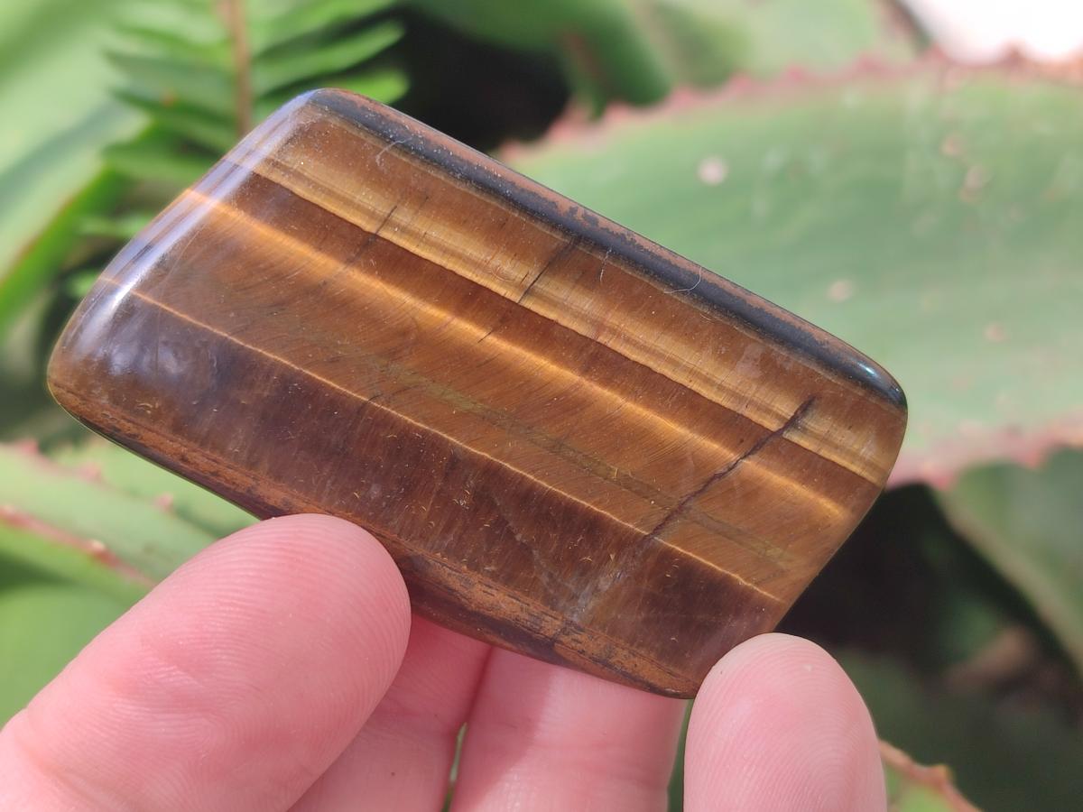 Polished Golden Tigers Eye Tumbled Free Forms x 70 From Prieska, South Africa