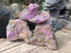 Natural Cobbed Stichtite Specimens x 35 From Barberton, South Africa