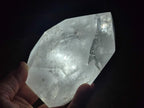 Polished White Quartz Standing Display Crystals x 2 From Madagascar