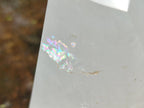 Polished White Quartz Standing Display Crystals x 2 From Madagascar