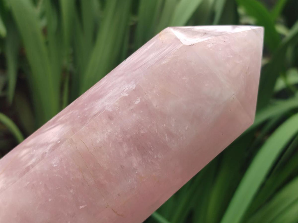 Polished Large Gemmy Rose Quartz Tower x 1 From Madagascar