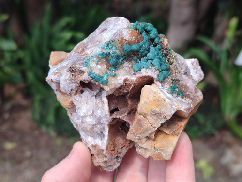 Natural Silky Ball Malachite Specimens with Drusy Quartz on Dolomite Matrix x 3 From Mindingi Mine, Kambove, Congo