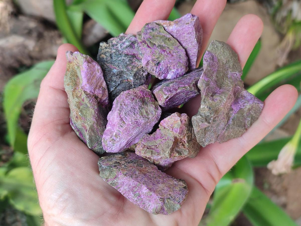 Natural Cobbed Stichtite Specimens x 2,83 Kg Lot From Barberton, South Africa