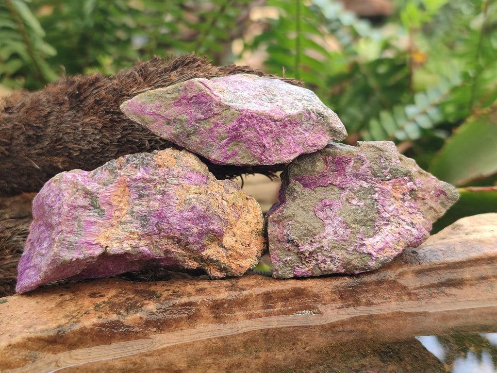 Natural Cobbed Stichtite Specimens x 2,83 Kg Lot From Barberton, South Africa