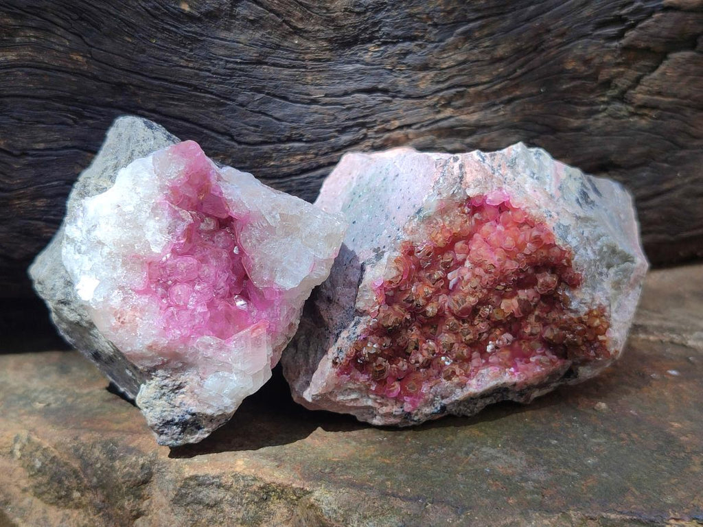 Natural Spherocobaltite Specimens x 6 From Mashamba West Mine, Congo