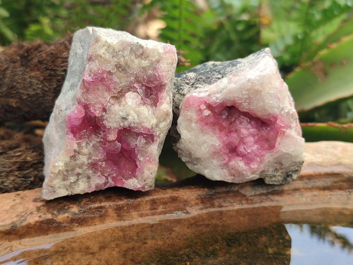 Natural Spherocobaltite Specimens x 6 From Mashamba West Mine, Congo