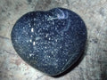 Polished Lazulite Hearts x 6 From Madagascar