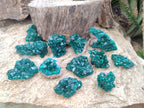 Natural Dioptase Specimens on Dolomite Matrix x 12 From Tantara Mine, Congo