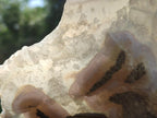 Natural Large Blue Lace Agate Geode and Vug Specimens x 2 From Nsanje, Malawi